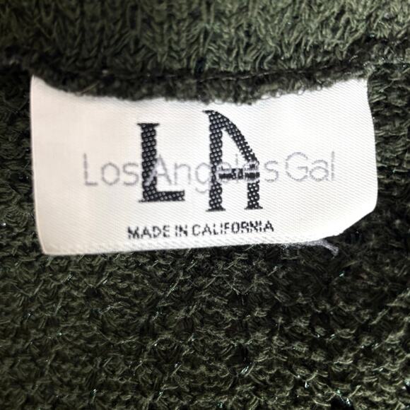 Vintage 90's Knit Cropped Short Sleeve Cardigan No Size - Picture 2 of 5